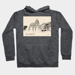 Illinois State USA Hoodie